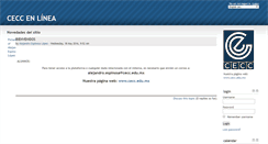 Desktop Screenshot of moodle.cecc.edu.mx